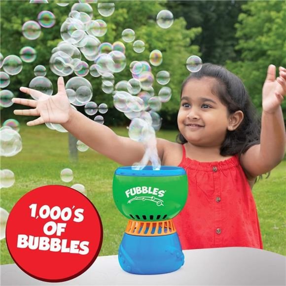 FUBBLES NO Spill Funfiniti Bubble Machine | Non Stop Bubbles | Pack of 1 - Picture 4 of 7